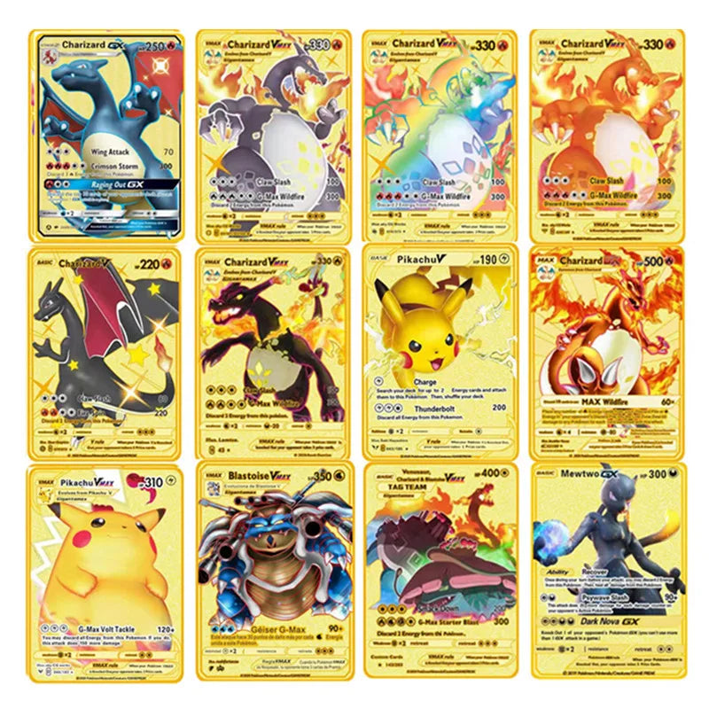 Pokemon Metal Collectible Cards