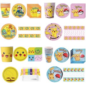Pokémon Birthday Party Tableware Set