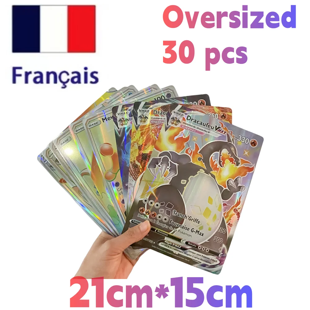 30Pcs Jumbo Pokémon Oversized Cards - Image 7
