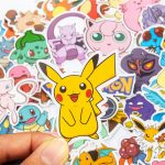 50/100 Pcs Pokémon Stickers