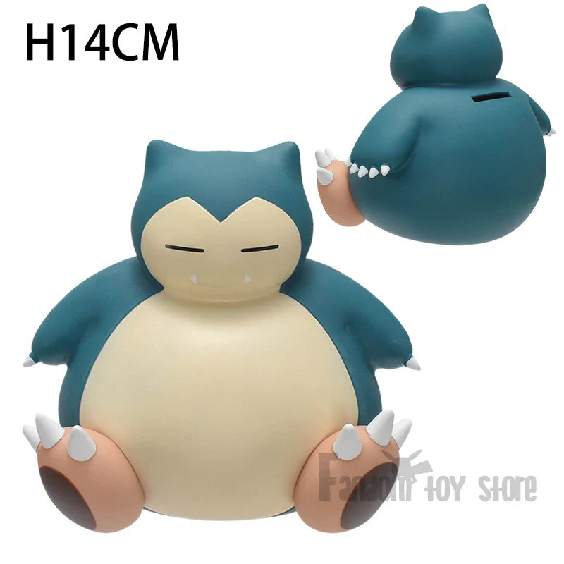 Snorlax Coin Bank – Cute Sitting & Standing Piggy Bank - Image 9