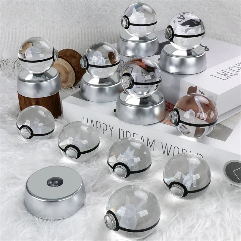 Pokémon 3D Crystal Poké Ball Figures - Image 2