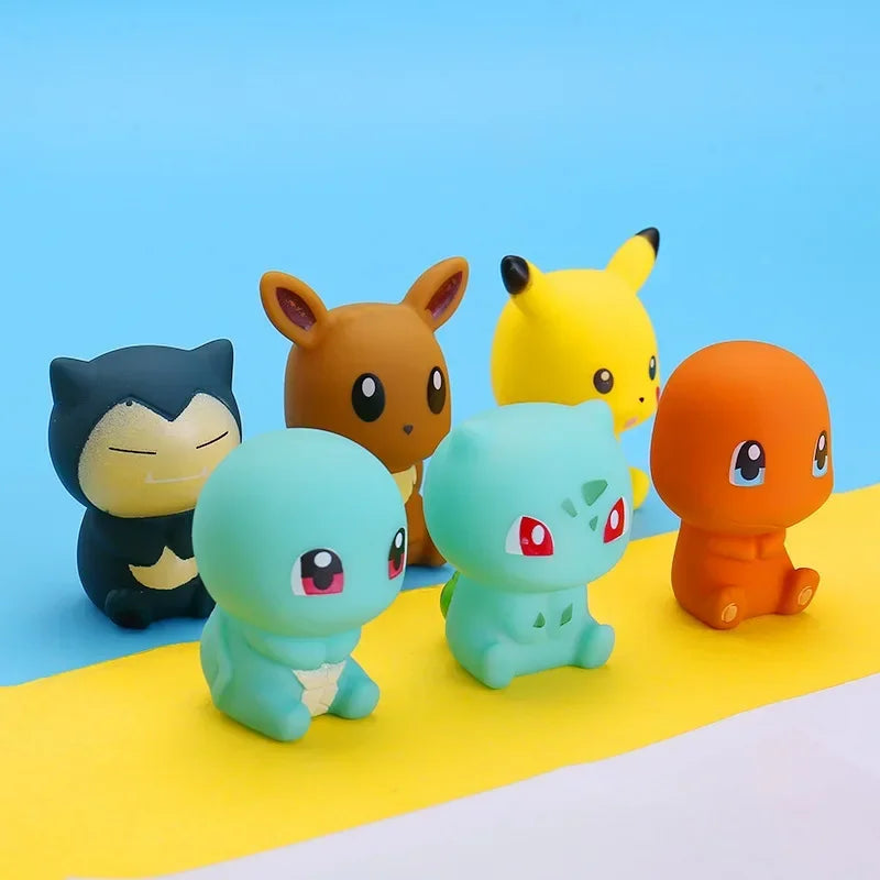 6Pcs Pokémon Pikachu Bath Toy Set - Image 5