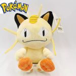 25cm Original Plush Toy Cute Meowth Soft Kawaii Cute Best Gifts for Anime Cartoon Plush Doll Figure Toy for Kids Birthday Gift