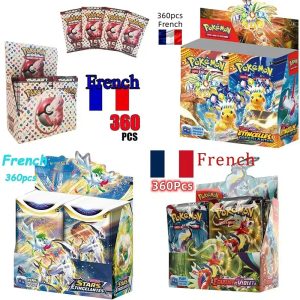 360Pcs/Box French Pokémon Booster Card Pack