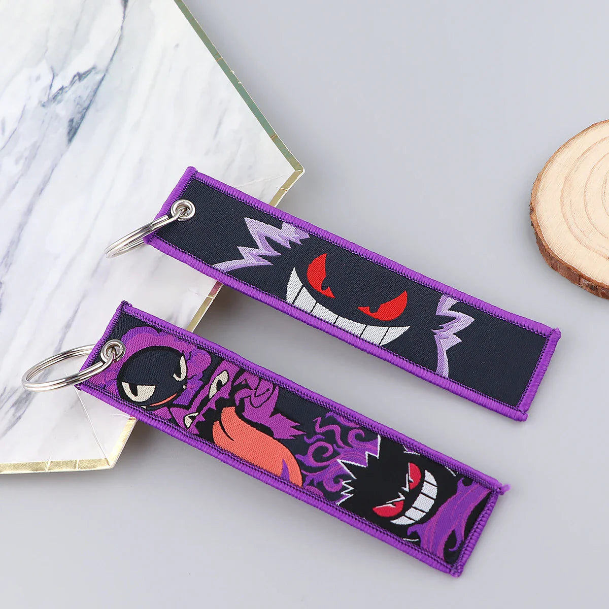 Cute Gengar Key Tag – Anime Keychain - Image 5