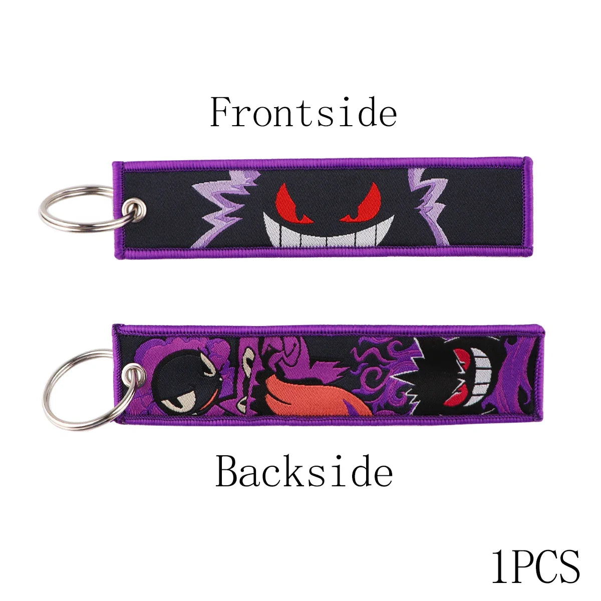 Cute Gengar Key Tag – Anime Keychain - Image 2