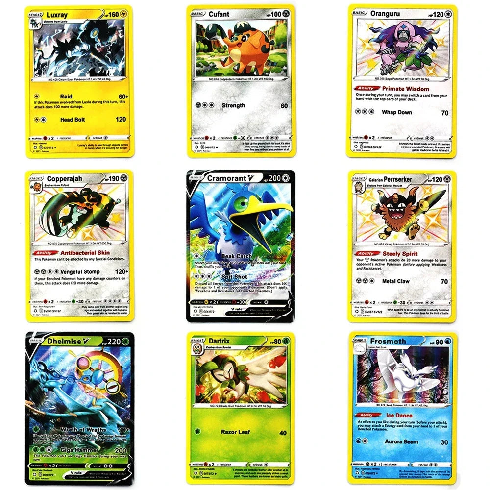 42pcs/set Pokémon Battle Card Set with Iron Metal Box - Image 3