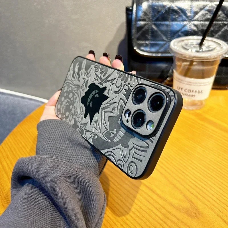 Gengar Laser Leather iPhone Case - Image 4