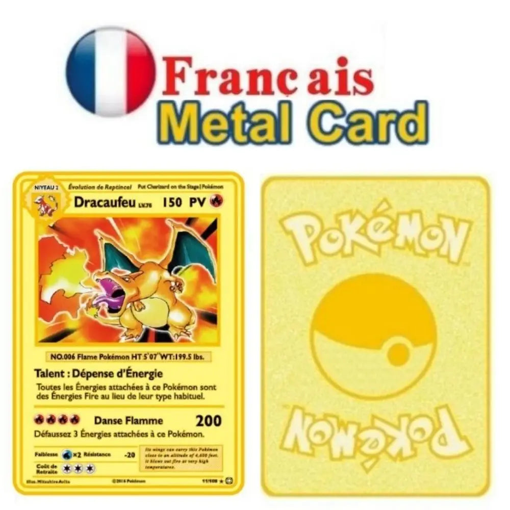Metal Pocket Monster Cards - Image 2