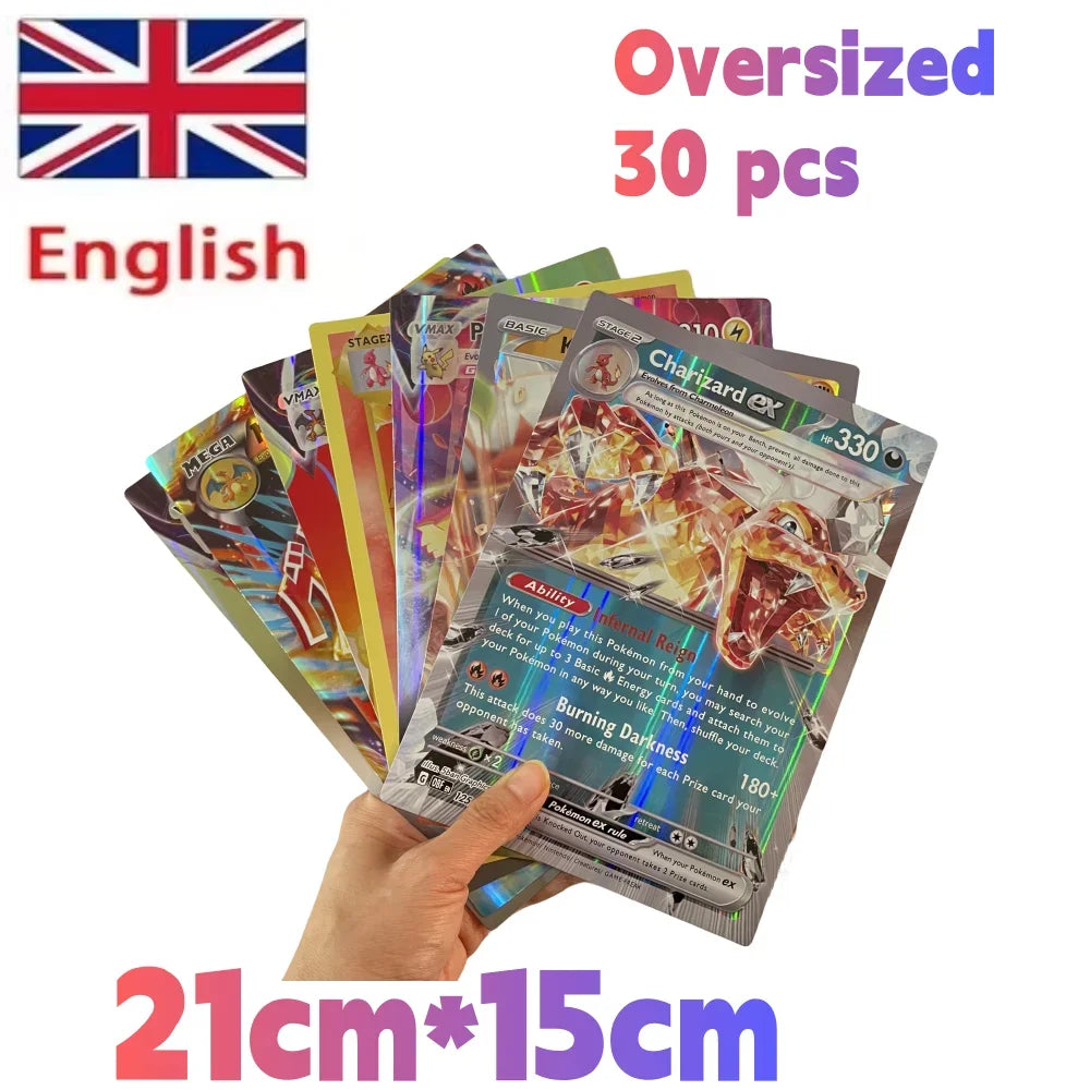 30Pcs Jumbo Pokémon Oversized Cards - Image 9