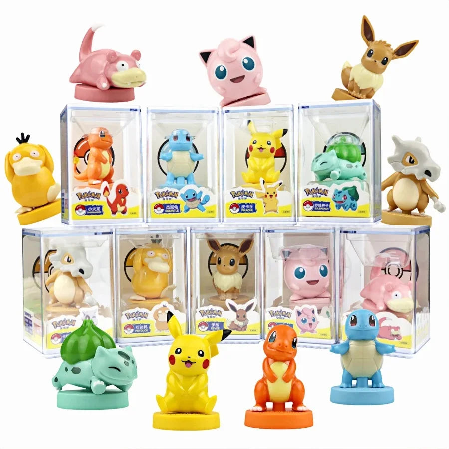 9 Styles Genuine Pokémon Seal Series Figures