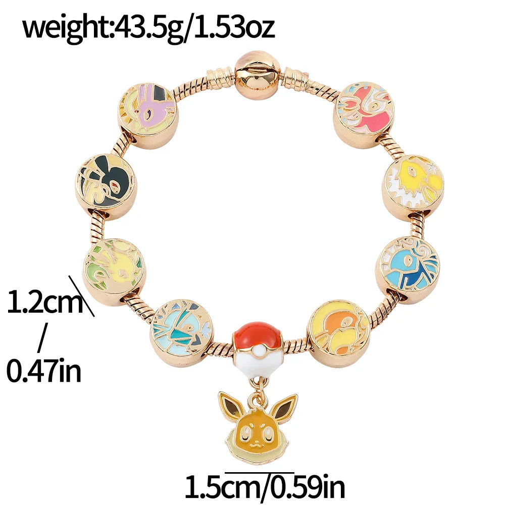 Cute Pokemon Bracelet – Eevee & Friends - Image 2