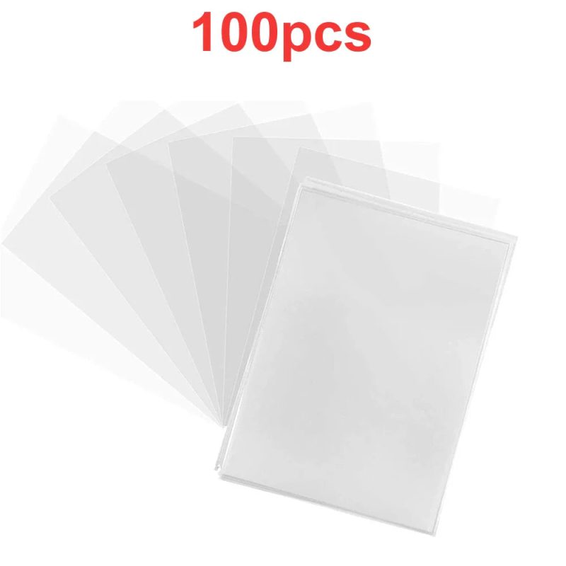 100 Pcs Transparent Card Sleeves - Image 7